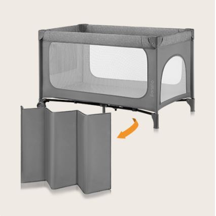 Lionelo - Reisebett JASMIN EASY FOLD Grey Stone