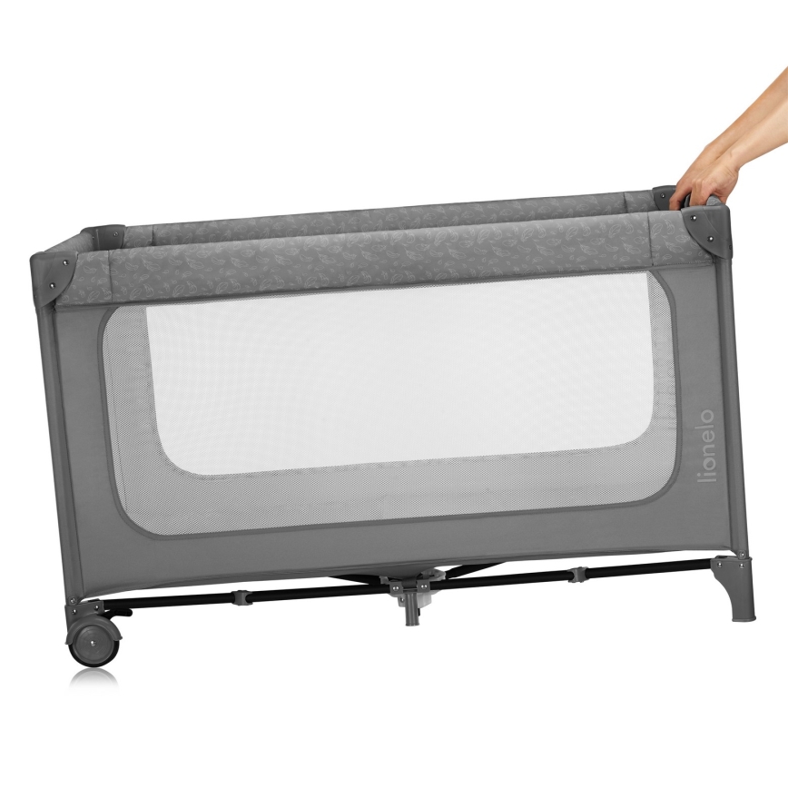 Lionelo - Reisebett JASMIN EASY FOLD Grey Stone