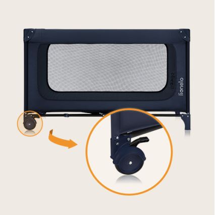 Lionelo - Reisebett JASMIN EASY FOLD Marineblau