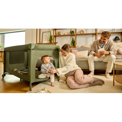 Lionelo - Reisebett JASMIN EASY FOLD Olivgrün