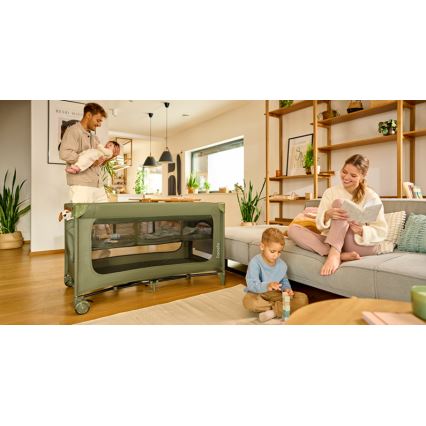 Lionelo - Reisebett JASMIN EASY FOLD Olivgrün