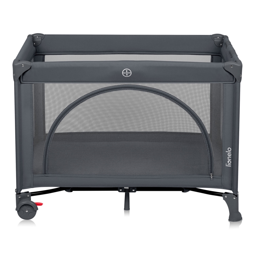 Lionelo - Reisebett LAURA Beton-Grau