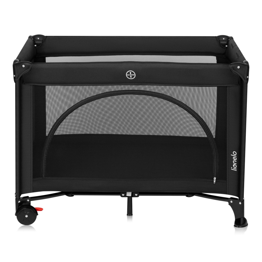 Lionelo - Reisebett LAURA Black Carbon