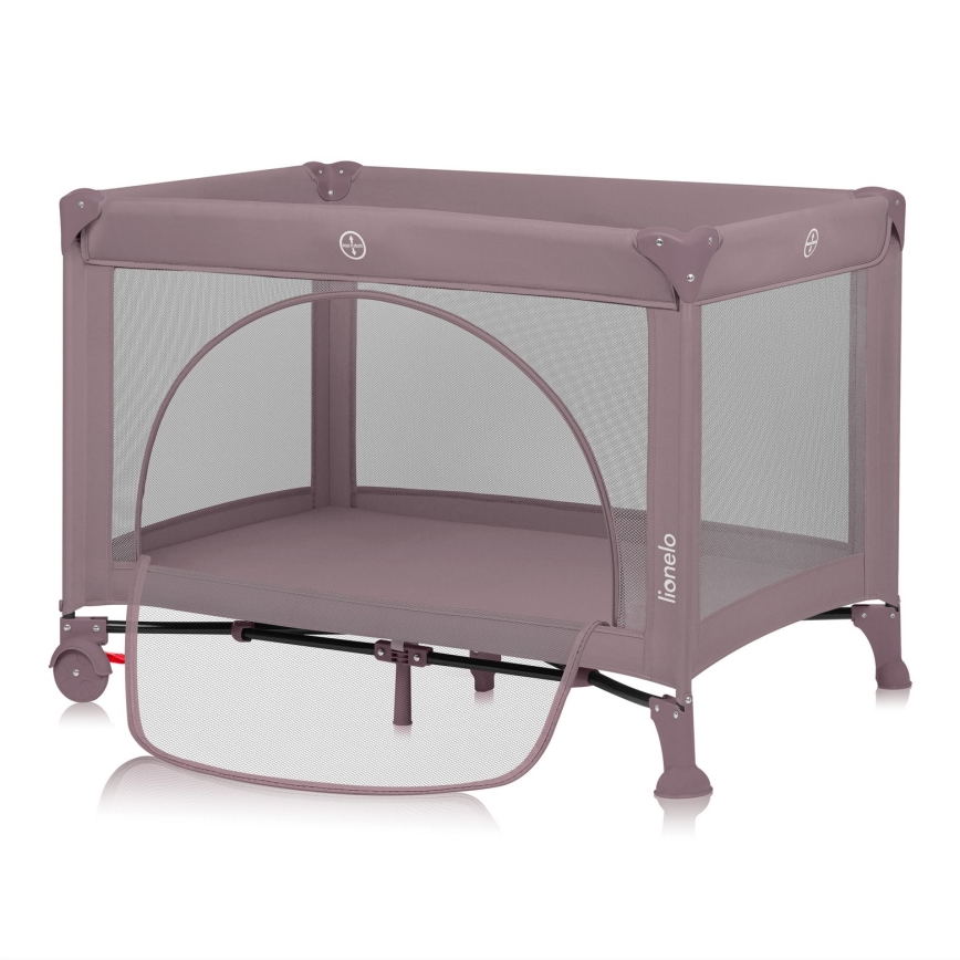 Lionelo - Reisebett LAURA Pink Nude