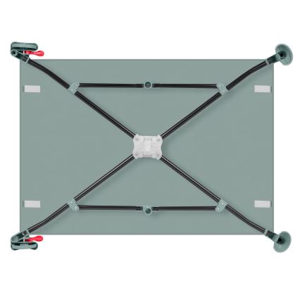 Lionelo - Reisebett LAURA Salbeigrün