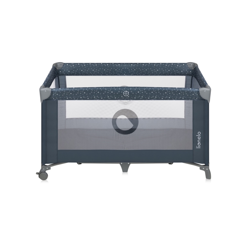 Lionelo - Reisebett STEFI Blau-Grau