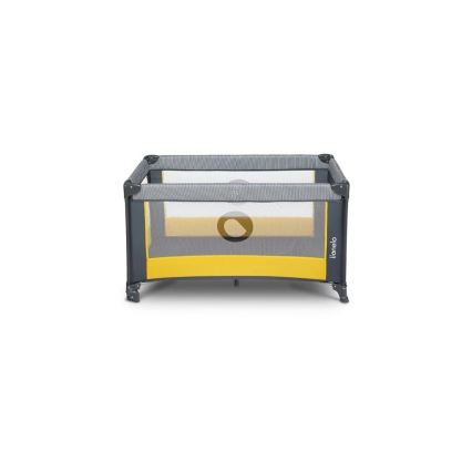 Lionelo - Reisebett STEFI grau/gelb