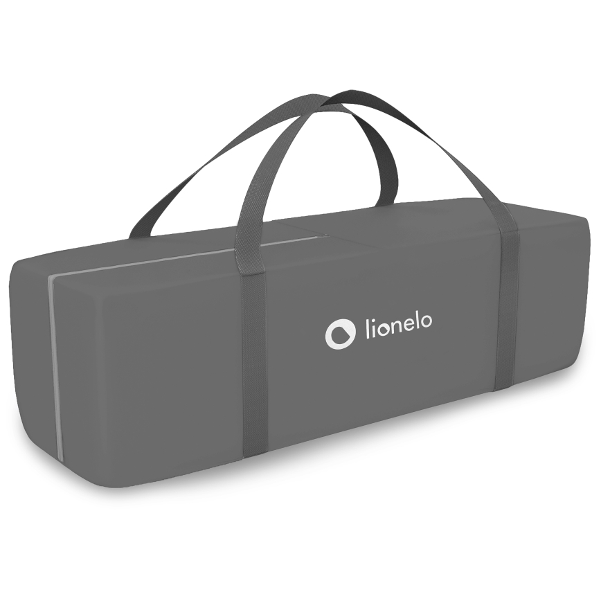 Lionelo - Reisebett STEFI PLUS Grau‑Weiß
