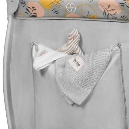 Lionelo - Reisebett STEFI PLUS Pink/Gelb