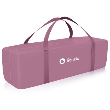 Lionelo - Reisebett STEFI PLUS Pink Magnolia