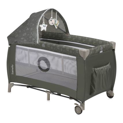 Lionelo - Reisebett SVEN PLUS Beige Olive