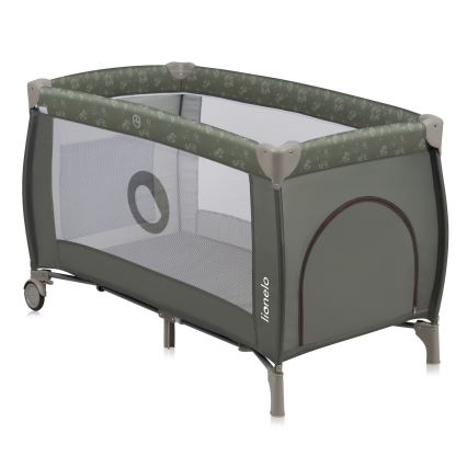 Lionelo - Reisebett SVEN PLUS Beige Olive