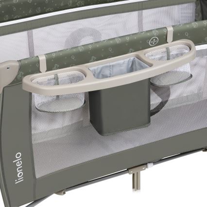 Lionelo - Reisebett SVEN PLUS Beige Olive
