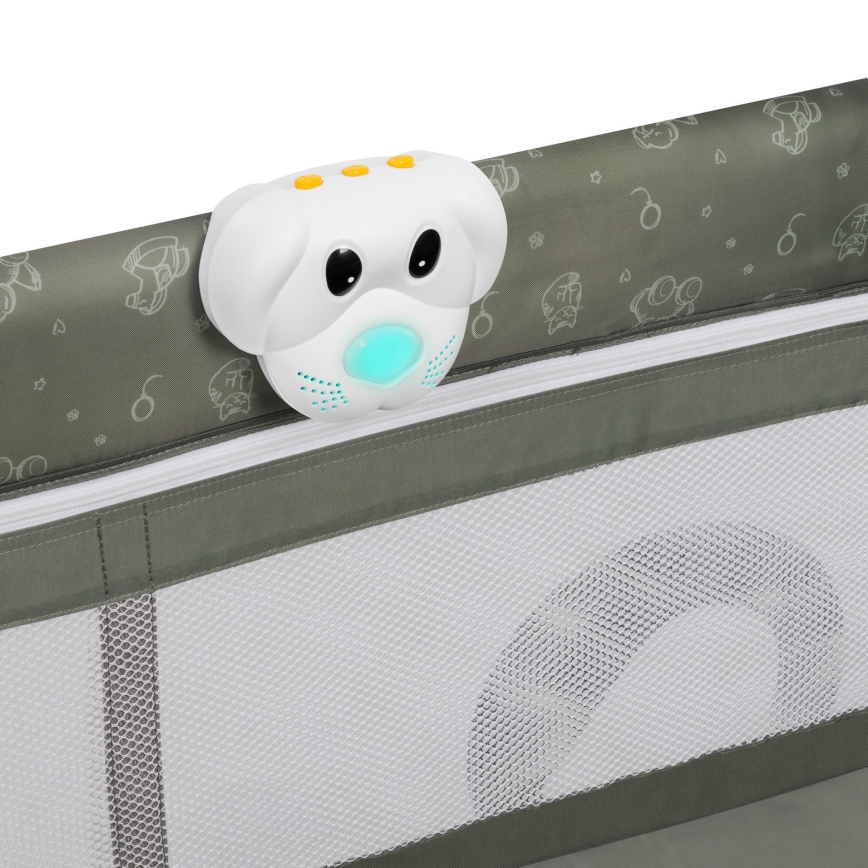 Lionelo - Reisebett SVEN PLUS Beige Olive