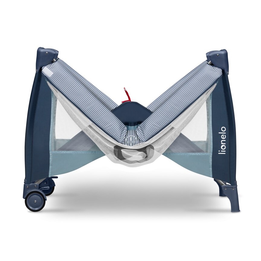 Lionelo - Reisebett SVEN PLUS blau