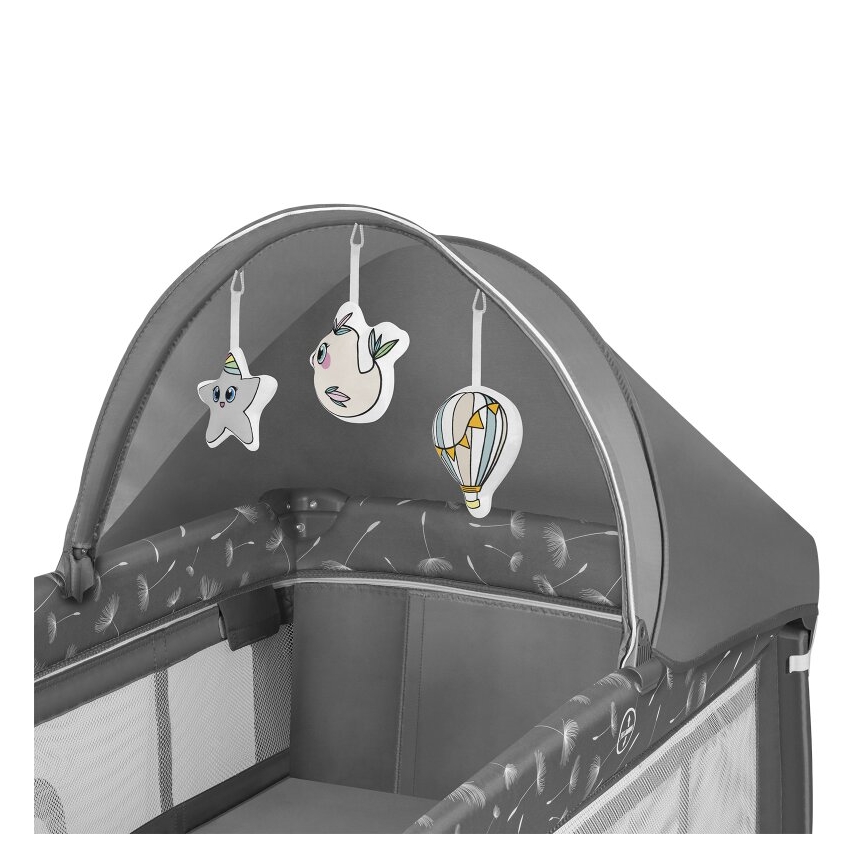 Lionelo - Reisebett SVEN PLUS, grau