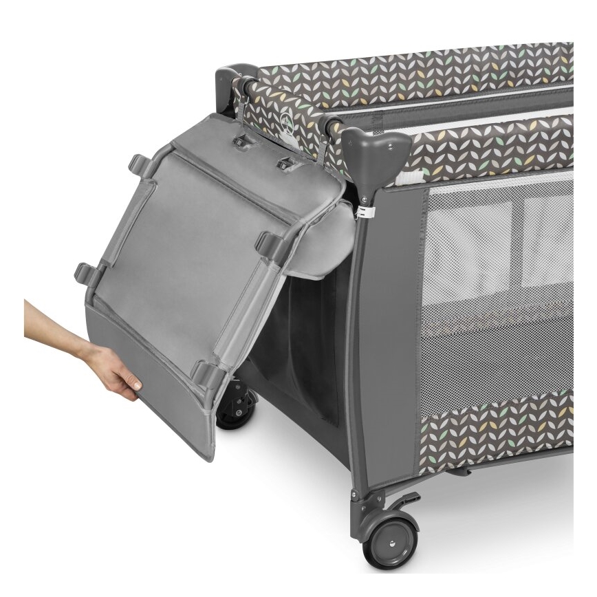 Lionelo - Reisebett SVEN PLUS grau