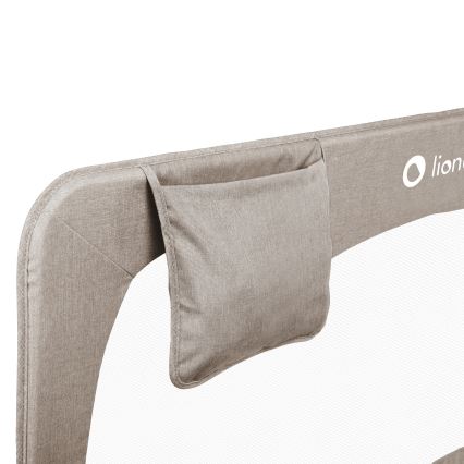 Lionelo - Sicherheits-Bettgitter HANNA Beige Melange