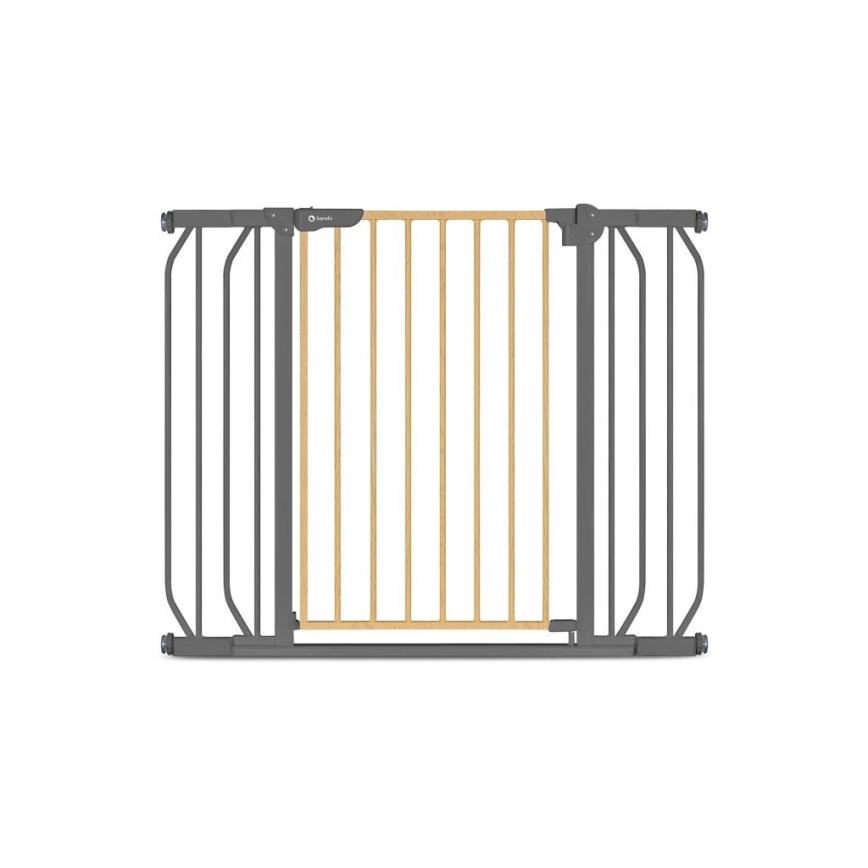 Lionelo - Sicherheitsbarriere TRUUS SLIM schwarz/beige