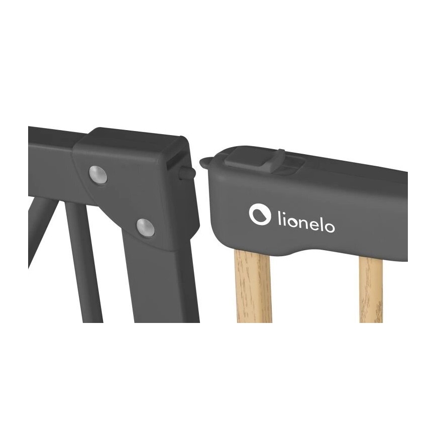 Lionelo - Sicherheitsbarriere TRUUS SLIM schwarz/beige