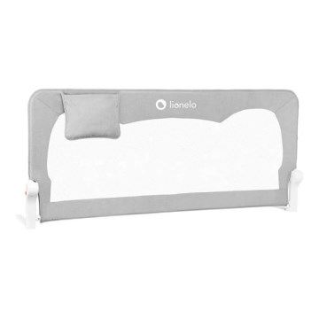 Lionelo - Sicherheitsgitter fürs Bett HANNA Grau Melange