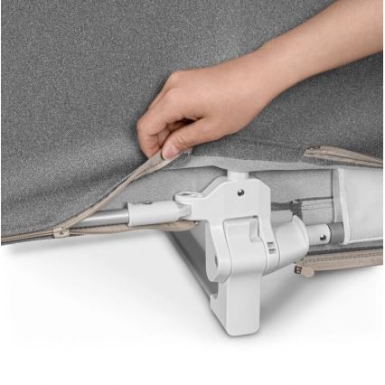 Lionelo - Sicherheitsgitter fürs Bett LORA XL, dunkelgrau