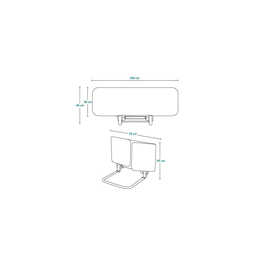 Lionelo - Sicherheitsgitter fürs Bett LORA XL, dunkelgrau