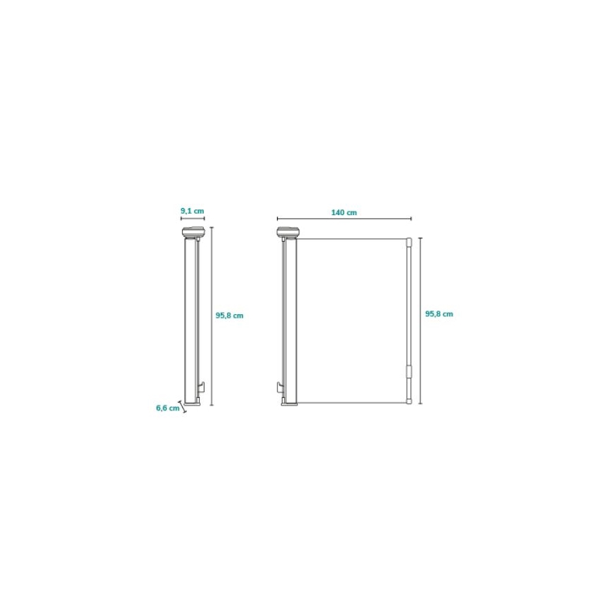 Lionelo - Sicherheitsgitter THEA weiß