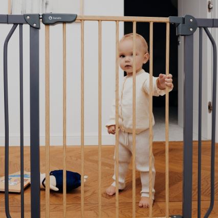 Lionelo - Sicherheitsgitter TRUUS SLIM schwarz/beige