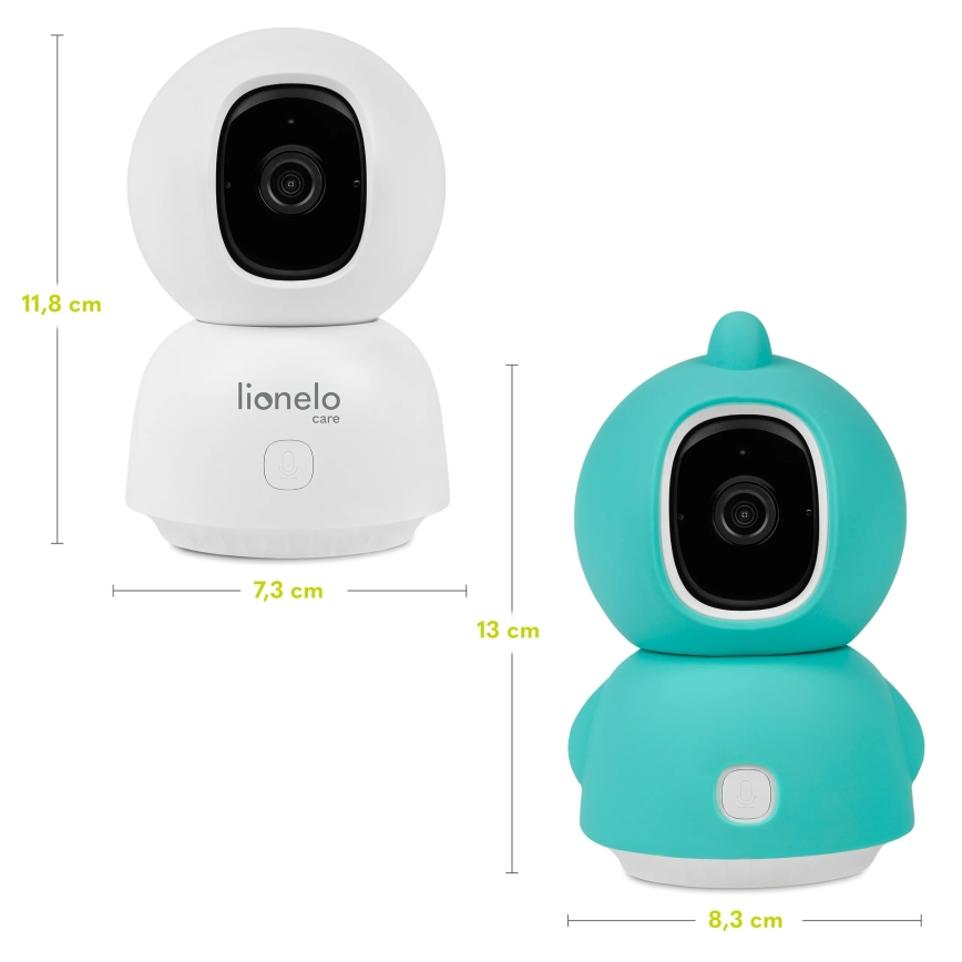 Lionelo - Smarter Babymonitor BABYLINE VIEW Wi-Fi 5V Weiß