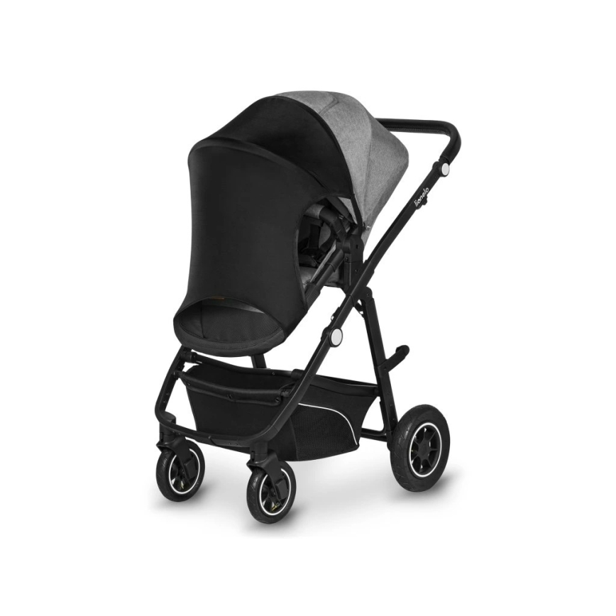 Lionelo - Sonnenschutz für Kinderwagen SUN COVER Black Carbon