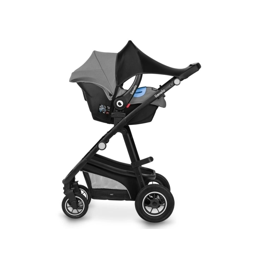 Lionelo - Sonnenschutz für Kinderwagen SUN COVER Black Carbon