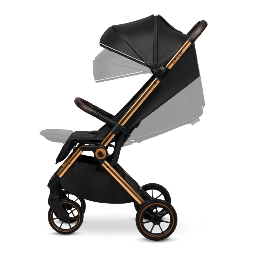 Lionelo - Sport-Kinderwagen CLOE schwarz/gold