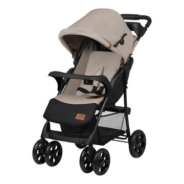 Lionelo - Sport-Kinderwagen EMMA PLUS beige/schwarz
