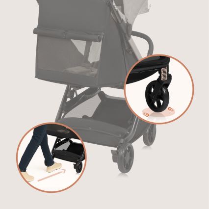 Lionelo - Sport-Kinderwagen JULIE AIR Sandbeige