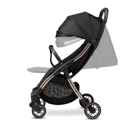 Lionelo - Sport-Kinderwagen JULIE ONE Schwarz/Gold
