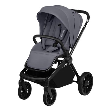 Lionelo - Sport-Kinderwagen MIKA PLUS Grey Stone