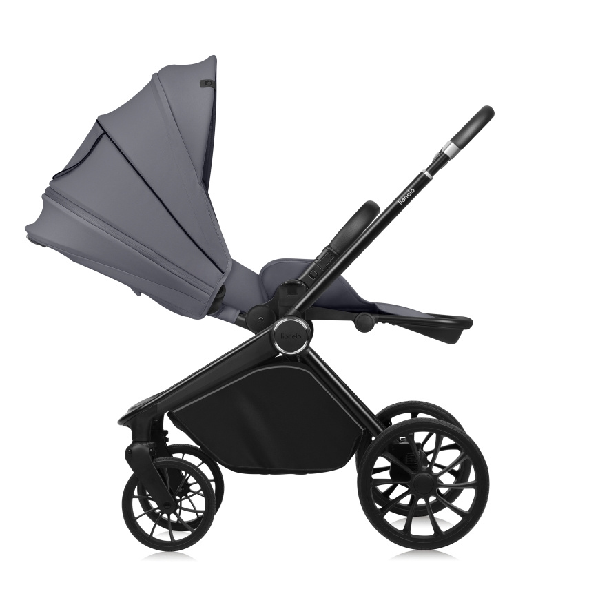 Lionelo - Sport-Kinderwagen MIKA PLUS Grey Stone