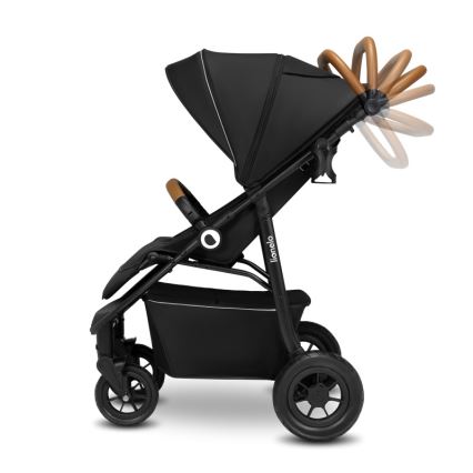 Lionelo - Sport-Kinderwagen NATT Black Onyx