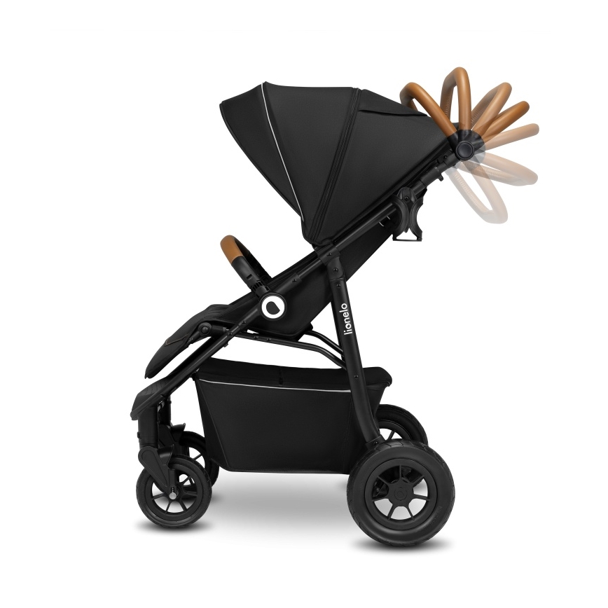 Lionelo - Sport-Kinderwagen NATT Black Onyx