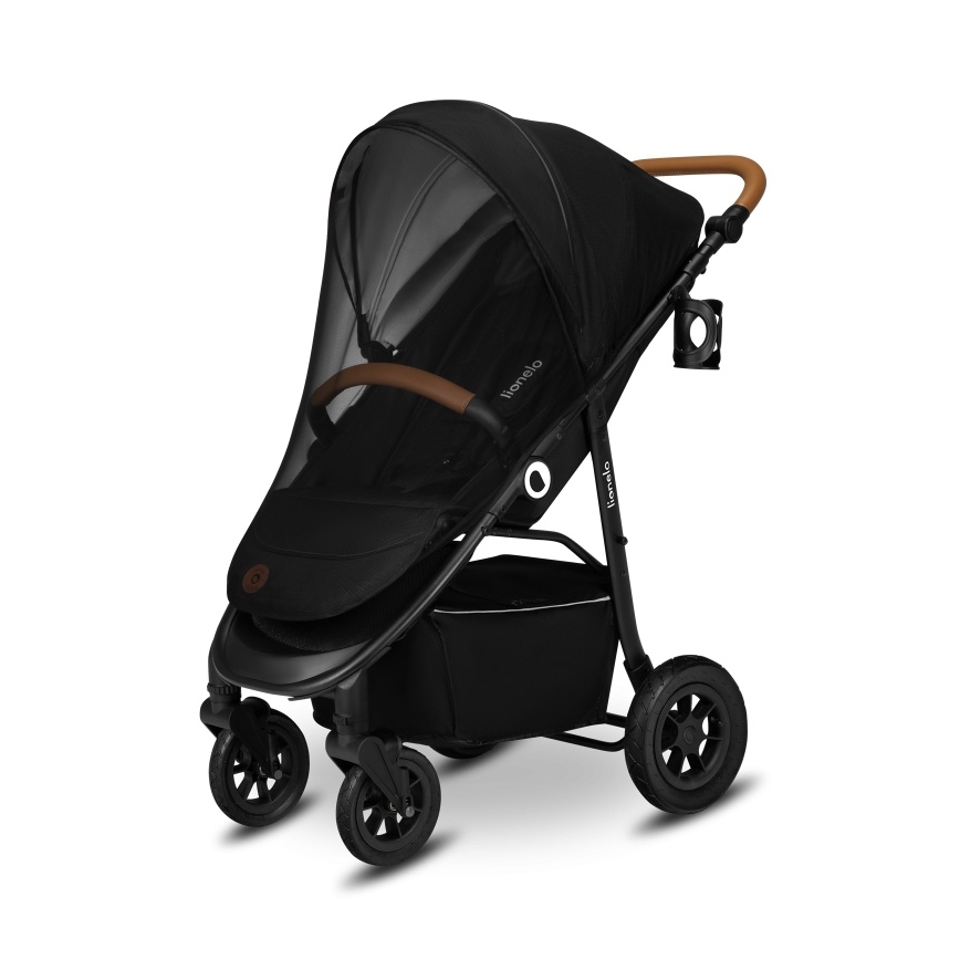 Lionelo - Sport-Kinderwagen NATT Onyx-Schwarz