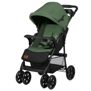 Lionelo - Sportkinderwagen EMMA PLUS grün/schwarz