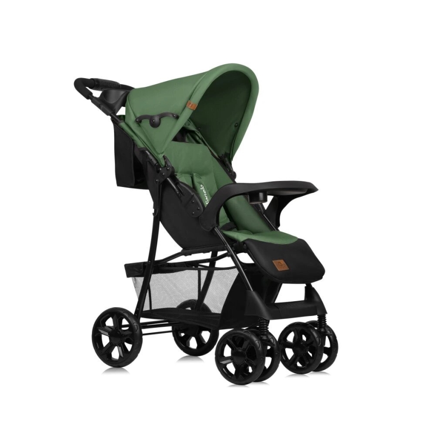 Lionelo - Sportkinderwagen EMMA PLUS grün/schwarz