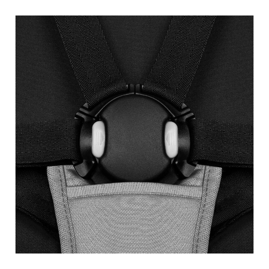 Lionelo - Sportlicher Kinderwagen AZURA schwarz/grau