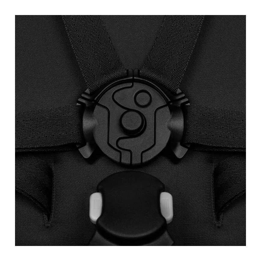 Lionelo - Sportlicher Kinderwagen AZURA schwarz/grau