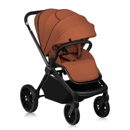 Lionelo - Sportlicher Kinderwagen MIKA PLUS, Rostbraun