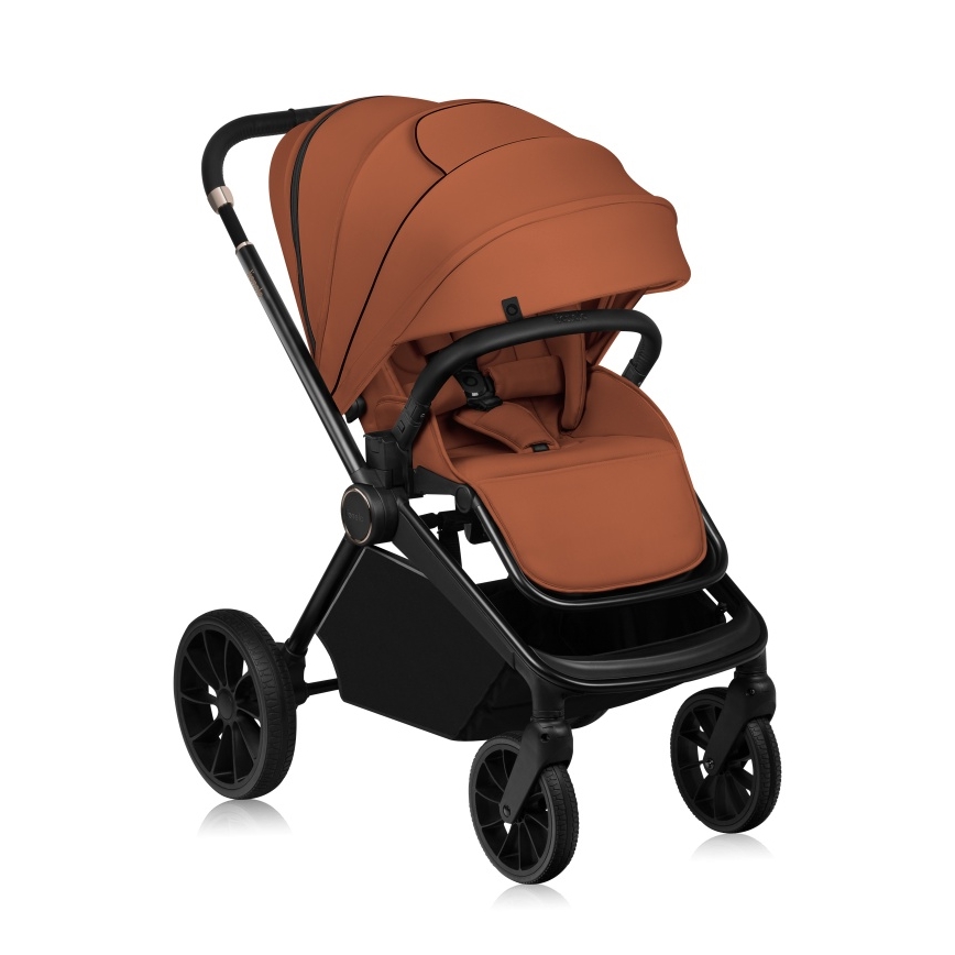 Lionelo - Sportlicher Kinderwagen MIKA PLUS, Rostbraun