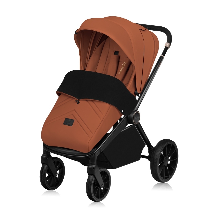 Lionelo - Sportlicher Kinderwagen MIKA PLUS, Rostbraun