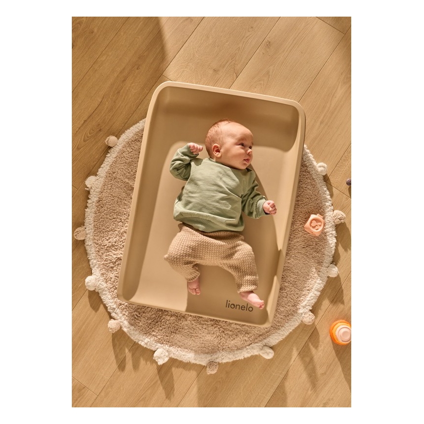 Lionelo - Wickelauflage MEGS 49x70 cm Sandbeige