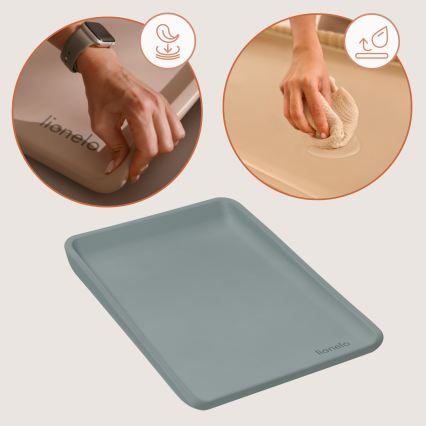 Lionelo - Wickelauflage MEGS 49x70 cm Taubengrau